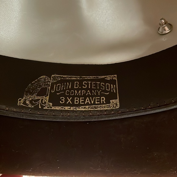 John B Stetson Co 3 x Chocolate Beaver Plume Feather Metal Arrowhead Turquoise - Picture 6 of 8